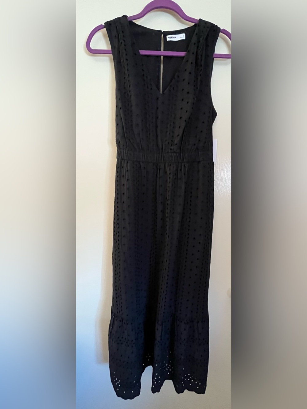 Black Eyelet Dress